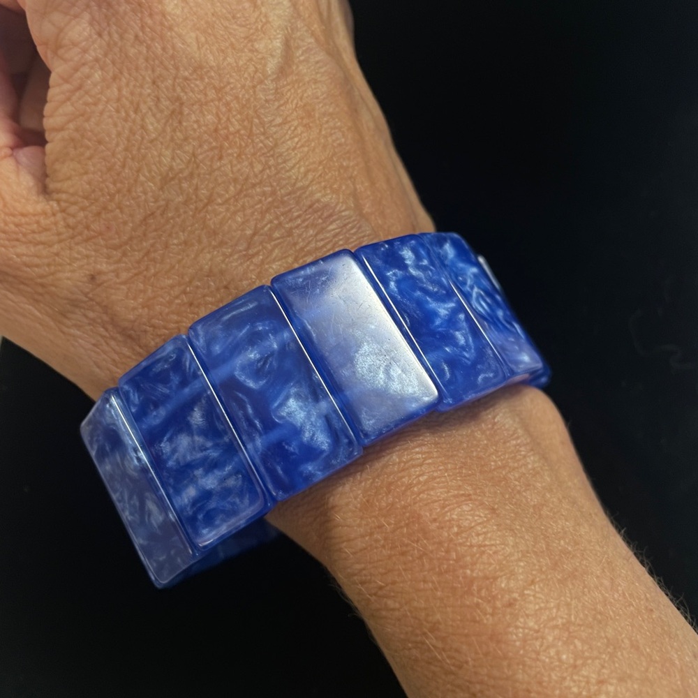BaubleBar Blue Mosaic Bracelet